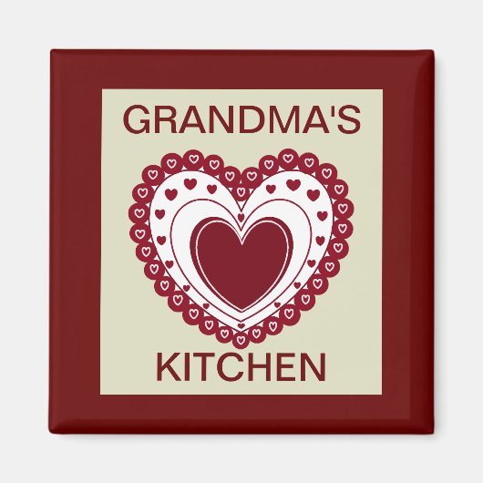CUSTOM KITCHEN MAGNET Magnet (Vorne)