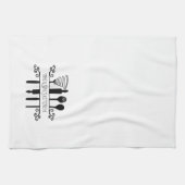 Custom Kitchen Utensils Whisk Rolling Button Spatu Geschirrtuch (Horizontal)