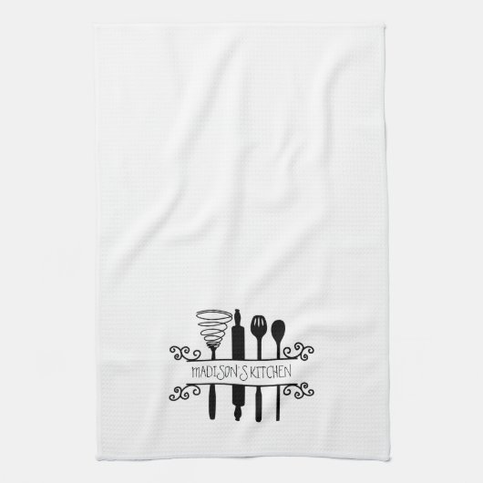 Custom Kitchen Utensils Whisk Rolling Button Spatu Geschirrtuch (Vertikal)