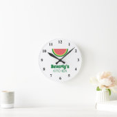 Custom kitchen wall clock with melon fruit logo runde wanduhr (Zuhause)