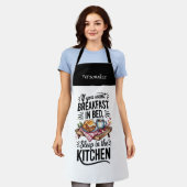 Custom Kitchen Wear Funny Humor Quote Personalize Schürze (Getragen)