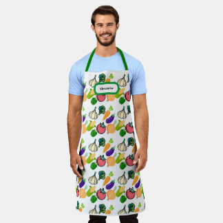 Custom: Kitchn Knolic Green All-over Print Schürze