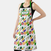 Custom: Kitchn Knolic Green All-over Print Schürze (InSitu)