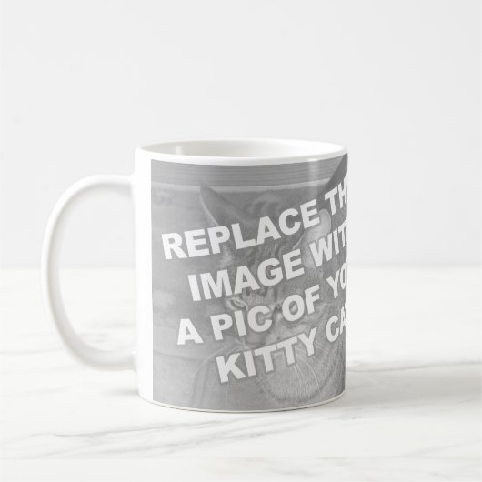 Custom Kitty Cat Kaffeetasse (Links)