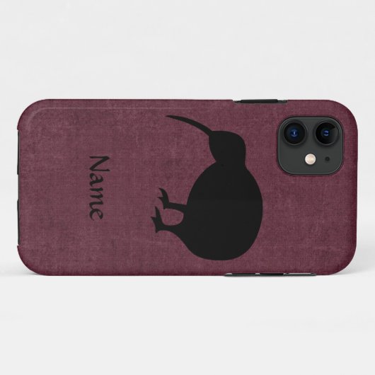 Custom Kiwi i iPhone Case (Rückseite (Horizontal))