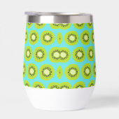 Custom Kiwi Print Tumbler mit blauem Hintergrund (Rechts)