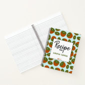 Custom Kiwifruit Muster Rezept Leere Notebook Notizblock (Innenseite)