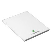 Custom Kleeblatt St Patricks Day Notizblock (angewinkelt)