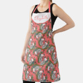 Custom Koala Christmas Pink Schürze (InSitu)