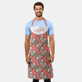 Custom Koala Christmas Pink Schürze (Getragen)