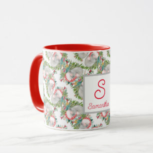 Custom Koala Christmas White Tasse