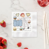 Custom Koch Backen Party Papier Napkins Serviette (Beispiel)
