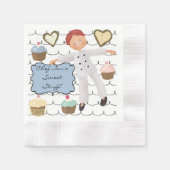 Custom Koch Backen Party Papier Napkins Serviette (Vorderseite)
