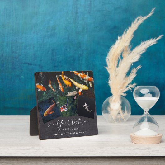 Custom KOI FISH Foto Collage Geschenk für Männer Fotoplatte (InSitu)