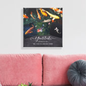 Custom KOI FISH Foto Collage Geschenk für Männer Leinwanddruck (Insitu (Wohnzimmer))
