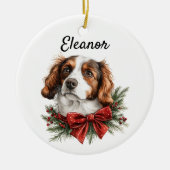 Custom Kooikerhondje Pet Keramik Ornament (Vorne)