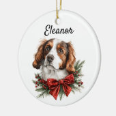 Custom Kooikerhondje Pet Keramik Ornament (Links)