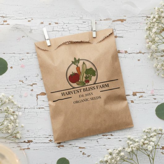 Custom Kraft Seed Envelopes - Personalizable Farm  Geschenktütchen