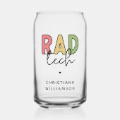 Custom Krass Tech Radiologiologist Radiology Dosenglas (Vorderseite)