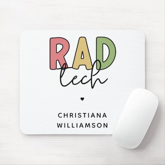 Custom Krass Tech Radiologiologist Radiology Mousepad (Mit Mouse)