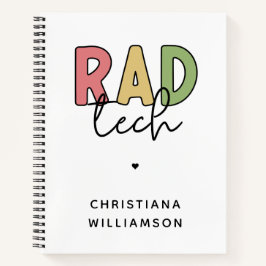 Custom Krass Tech Radiologiologist Radiology Notizblock