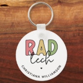 Custom Krass Tech Radiologiologist Radiology Schlüsselanhänger (Vorderseite)
