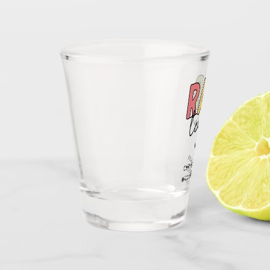 Custom Krass Tech Radiologiologist Radiology Schnapsglas (Links)