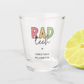 Custom Krass Tech Radiologiologist Radiology Schnapsglas (Vorderseite)