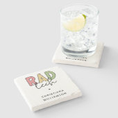 Custom Krass Tech Radiologiologist Radiology Steinuntersetzer (Seitenansicht)