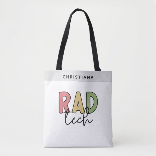 Custom Krass Tech Radiologiologist Radiology Tasche (Vorderseite)