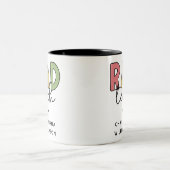 Custom Krass Tech Radiologiologist Radiology Zweifarbige Tasse (Mittel)