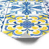 Custom La Dolce Vita Newlywed Coastal Home Poster (Ecke)