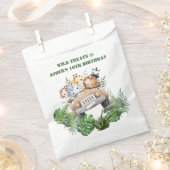 Custom Label Jungle Safari Wild Treats for Kids Geschenktütchen (Ausgeschnitten)