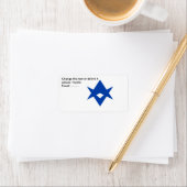 Custom Label with Flag of Toyota City Adressaufkleber (Insitu)