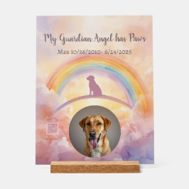 Custom Labrador Retriever Memorial Acrylic Sign Acrylschild