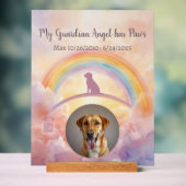 Custom Labrador Retriever Memorial Acrylic Sign Acrylschild (Neutral)