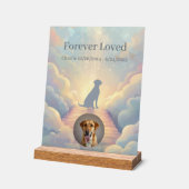 Custom Labrador Retriever Memorial Acrylic Sign Acrylschild (Winkel)