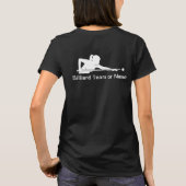 Custom Ladies Billiards Pool League Team Tshirts (Rückseite)