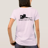 Custom Ladies Billiards Pool League Team Tshirts (Rückseite)