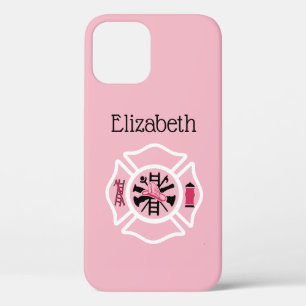 Custom Lady Firefighter Iphone Case
