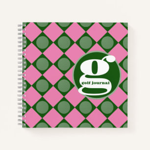 Custom Lady Golfer Member Notebook / Journal Notizblock