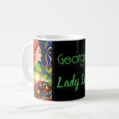 Custom Lady Luck Couple's Game Night  Kaffeetasse (Vorderseite Links)