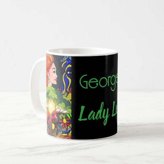 Custom Lady Luck Couple's Game Night  Kaffeetasse (Vorderseite Links)