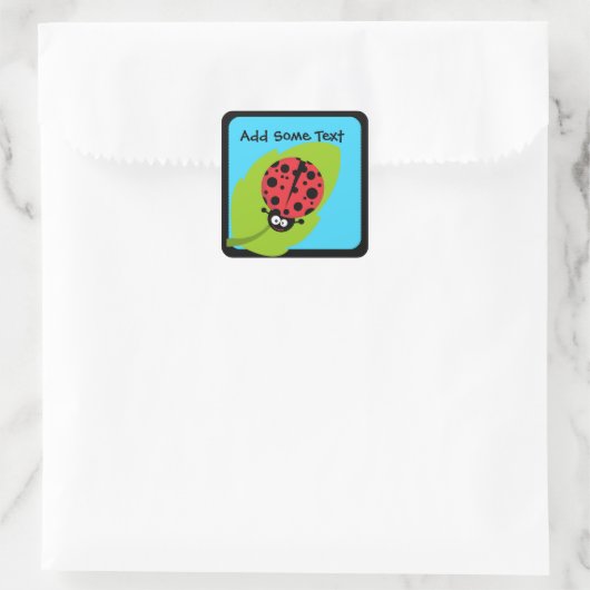 Custom Ladybug Stickers (Tasche)