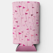 Custom Ladys Golf League Wasserflasche Selters Dosenkühler (Vorderseite)