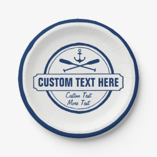 Custom Lake, Beach House & Boat Nautical Anchor Pappteller