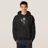 Custom Lake/Date Illinois Bass Opener Dark Hoodie (Vorne ganz)