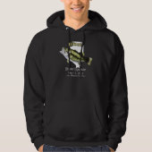 Custom Lake/Date Illinois Bass Opener Dark Hoodie (Vorderseite)