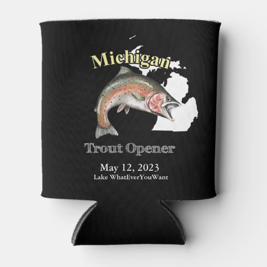 Custom Lake/Date Michigan Foreut Opener Dark Dosenkühler (Vorderseite)