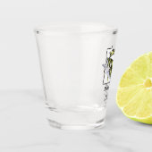 Custom Lake/Date Minnesota Bass Opener Schnapsglas (Links)